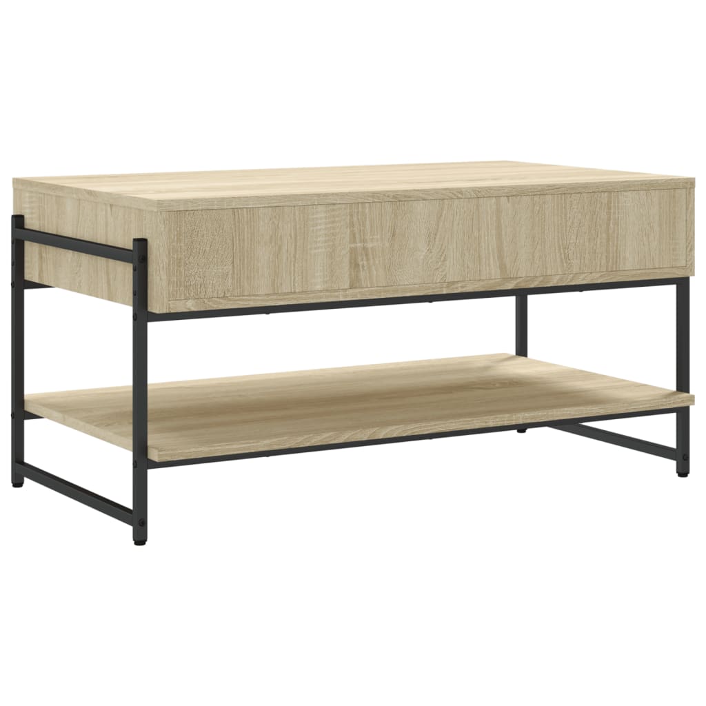 vidaXL Couchtisch Sonoma-Eiche 90x50x45 cm Holzwerkstoff