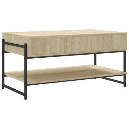 vidaXL Couchtisch Sonoma-Eiche 90x50x45 cm Holzwerkstoff