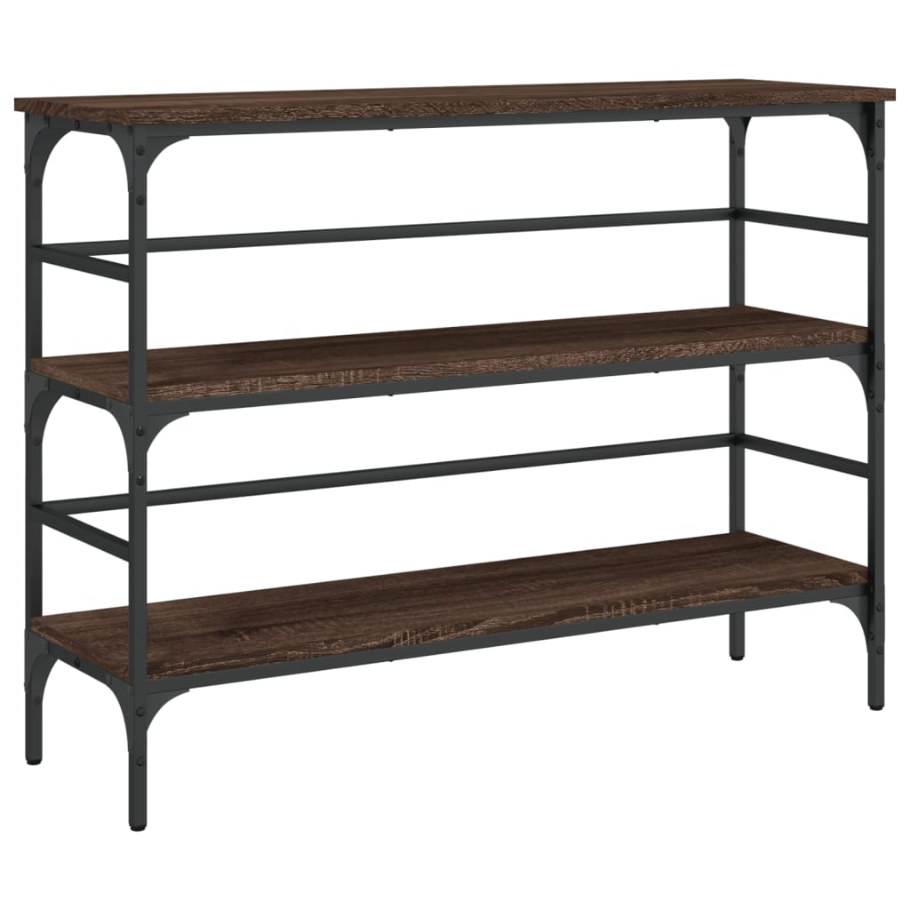 vidaXL Konsolentisch Braun Eichen-Optik 100x32x75 cm Holzwerkstoff