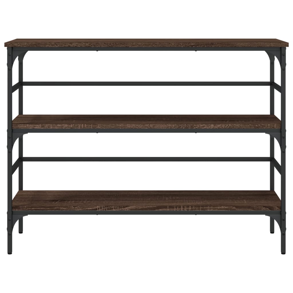 vidaXL Konsolentisch Braun Eichen-Optik 100x32x75 cm Holzwerkstoff