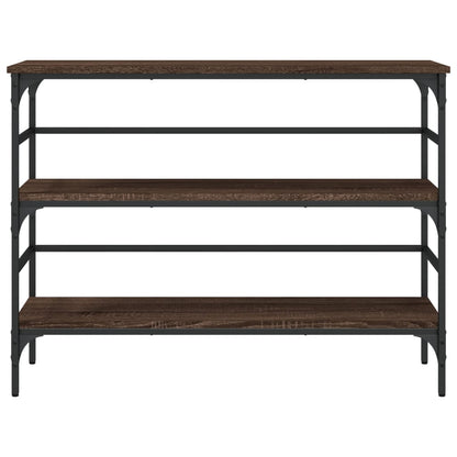 vidaXL Konsolentisch Braun Eichen-Optik 100x32x75 cm Holzwerkstoff