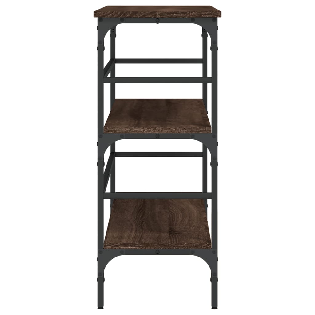 vidaXL Konsolentisch Braun Eichen-Optik 100x32x75 cm Holzwerkstoff