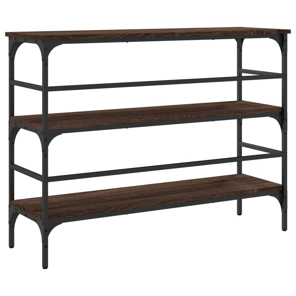 vidaXL Konsolentisch Braun Eichen-Optik 100x32x75 cm Holzwerkstoff