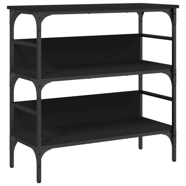 vidaXL Konsolentisch Schwarz 75x32x75 cm Holzwerkstoff