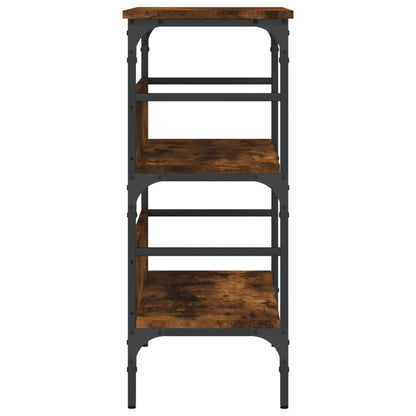 vidaXL Konsolentisch Räuchereiche 75x32x75 cm Holzwerkstoff