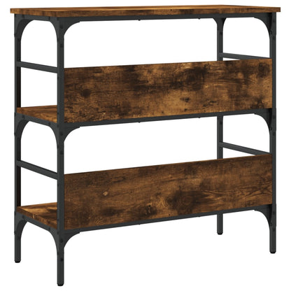vidaXL Konsolentisch Räuchereiche 75x32x75 cm Holzwerkstoff