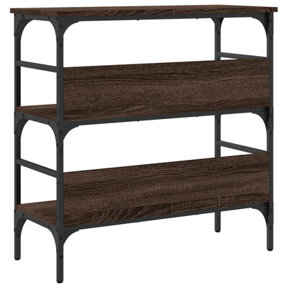 vidaXL Konsolentisch Braun Eichen-Optik 75x32x75 cm Holzwerkstoff