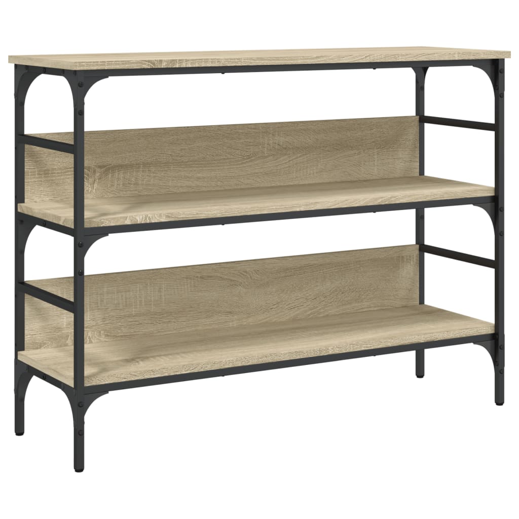 vidaXL Table console chêne Sonoma 100x32x75 cm Aggloméré