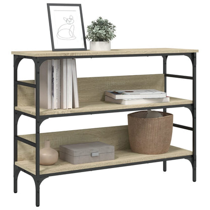 vidaXL Table console chêne Sonoma 100x32x75 cm Aggloméré