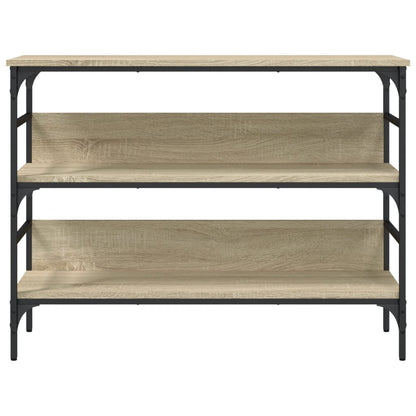 vidaXL Table console chêne Sonoma 100x32x75 cm Aggloméré