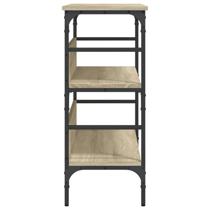 vidaXL Table console chêne Sonoma 100x32x75 cm Aggloméré