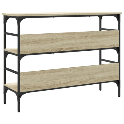 vidaXL Table console chêne Sonoma 100x32x75 cm Aggloméré