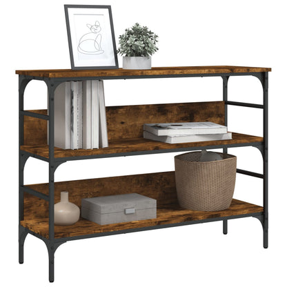 vidaXL Konsolentisch Räuchereiche 100x32x75 cm Holzwerkstoff