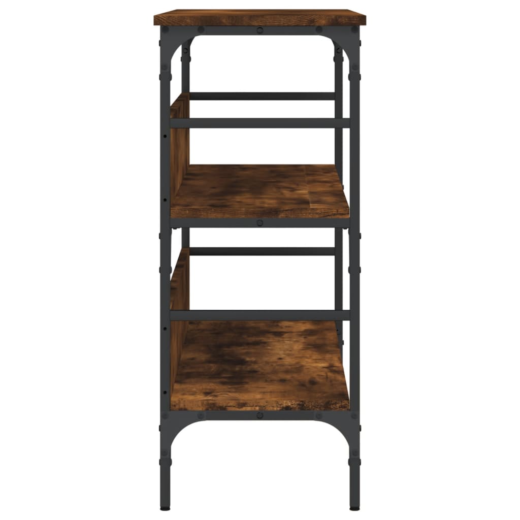 vidaXL Konsolentisch Räuchereiche 100x32x75 cm Holzwerkstoff
