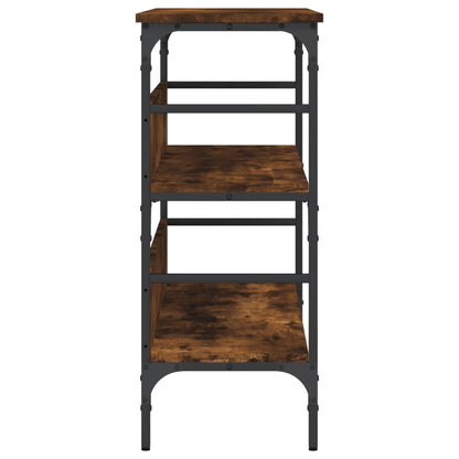 vidaXL Konsolentisch Räuchereiche 100x32x75 cm Holzwerkstoff