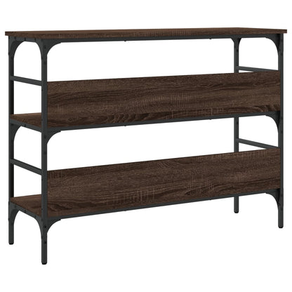 vidaXL Konsolentisch Braun Eichen-Optik 100x32x75 cm Holzwerkstoff