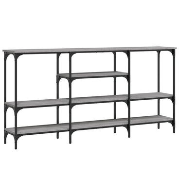 vidaXL Konsolentisch Grau Sonoma 160x29x80 cm Holzwerkstoff