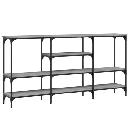 vidaXL Konsolentisch Grau Sonoma 160x29x80 cm Holzwerkstoff