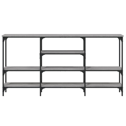 vidaXL Konsolentisch Grau Sonoma 160x29x80 cm Holzwerkstoff