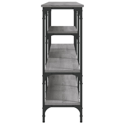 vidaXL Konsolentisch Grau Sonoma 160x29x80 cm Holzwerkstoff