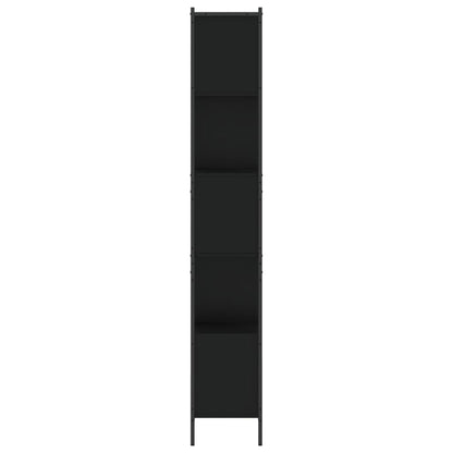 vidaXL Bücherregal Schwarz 72x28x172 cm Holzwerkstoff
