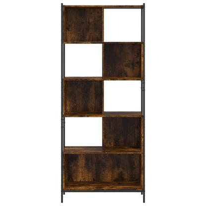 vidaXL Bücherregal Räuchereiche 72x28x172 cm Holzwerkstoff