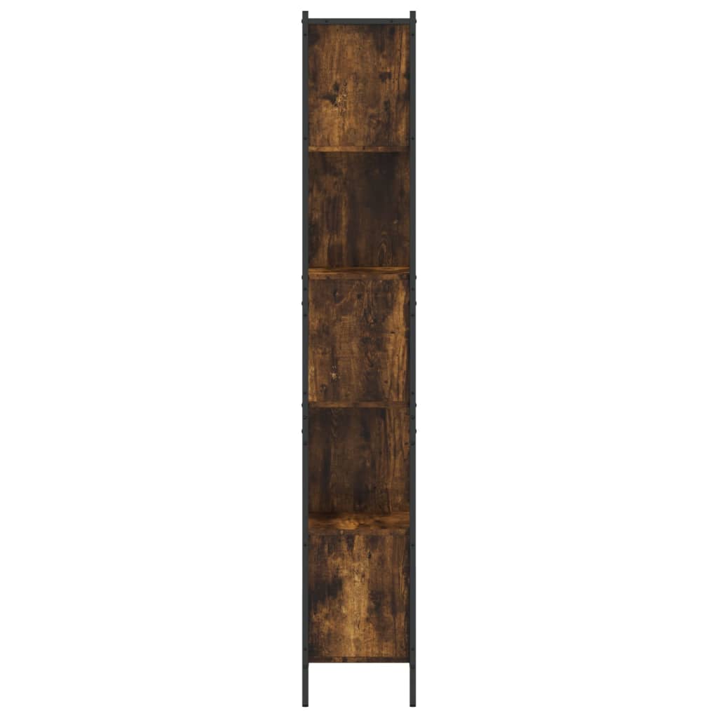 vidaXL Bücherregal Räuchereiche 72x28x172 cm Holzwerkstoff
