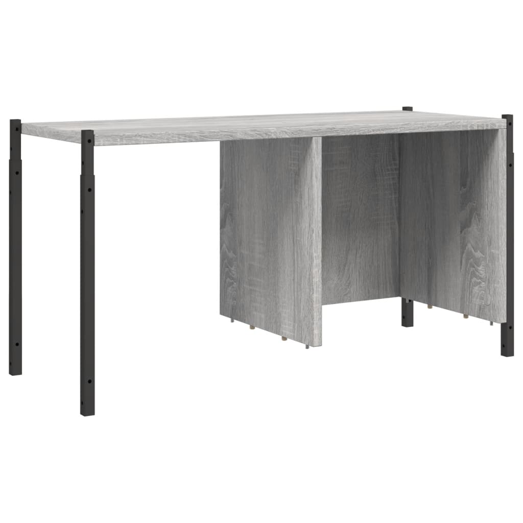 vidaXL Bücherregal Grau Sonoma 72x28x172 cm Holzwerkstoff
