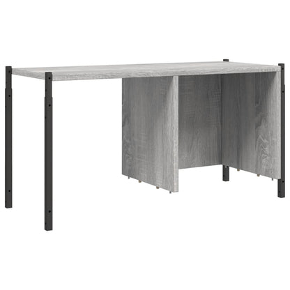 vidaXL Bücherregal Grau Sonoma 72x28x172 cm Holzwerkstoff