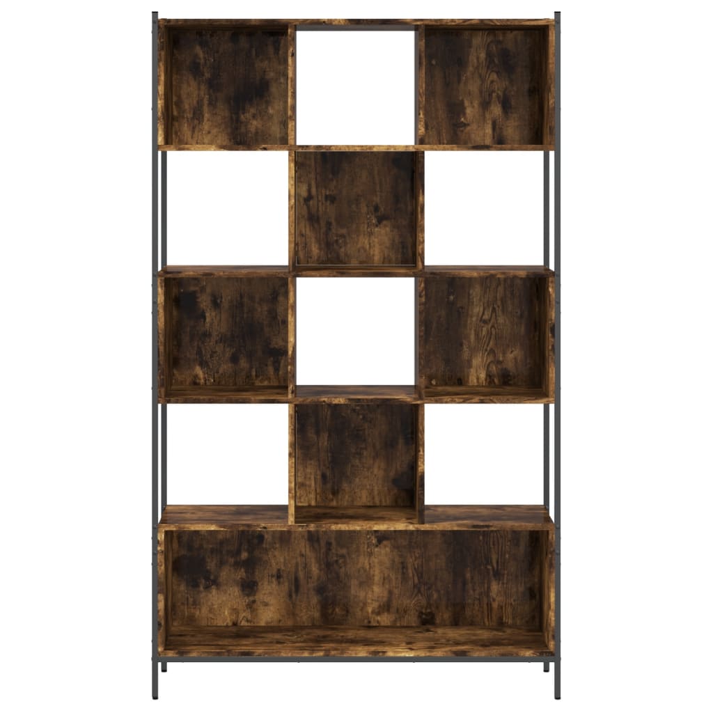 vidaXL Bücherregal Räuchereiche 102x28x172 cm Holzwerkstoff
