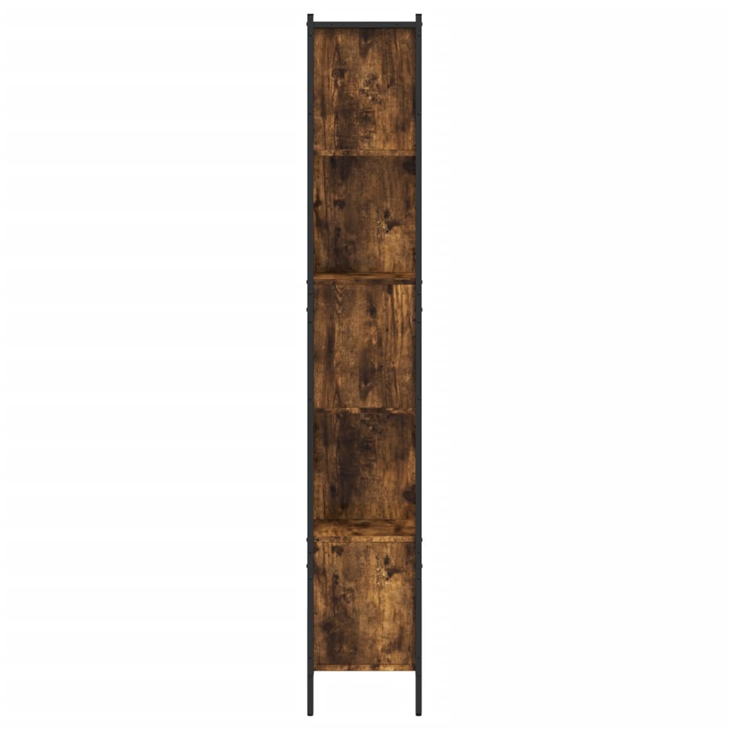 vidaXL Bücherregal Räuchereiche 102x28x172 cm Holzwerkstoff