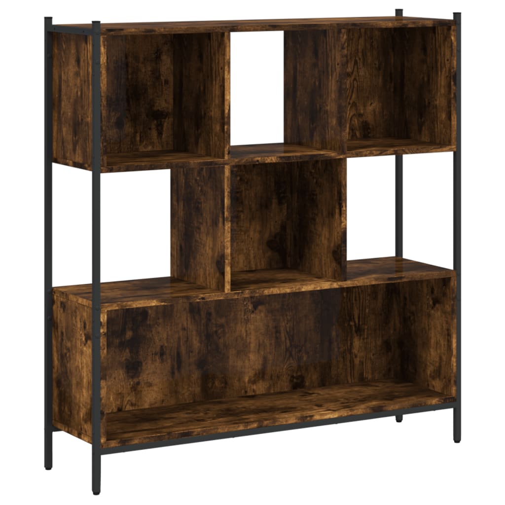 vidaXL Bücherregal Räuchereiche 102x28x172 cm Holzwerkstoff