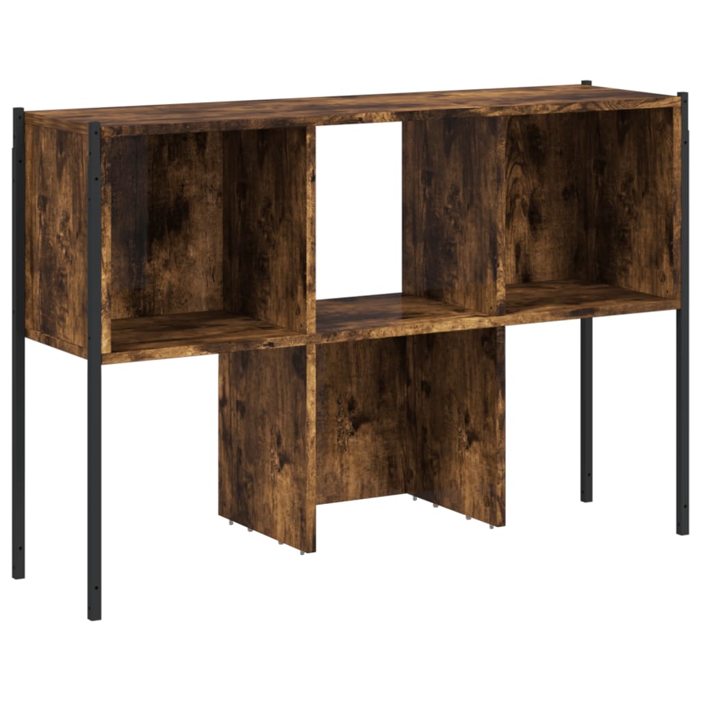 vidaXL Bücherregal Räuchereiche 102x28x172 cm Holzwerkstoff