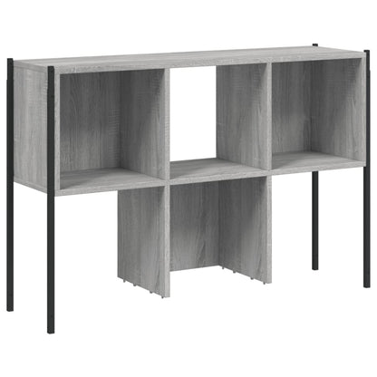vidaXL Bücherregal Grau Sonoma 102x28x172 cm Holzwerkstoff