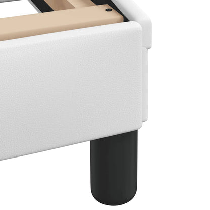 Bettgestell ohne Matratze "Zadar" Weiß 200x200 cm Kunstleder