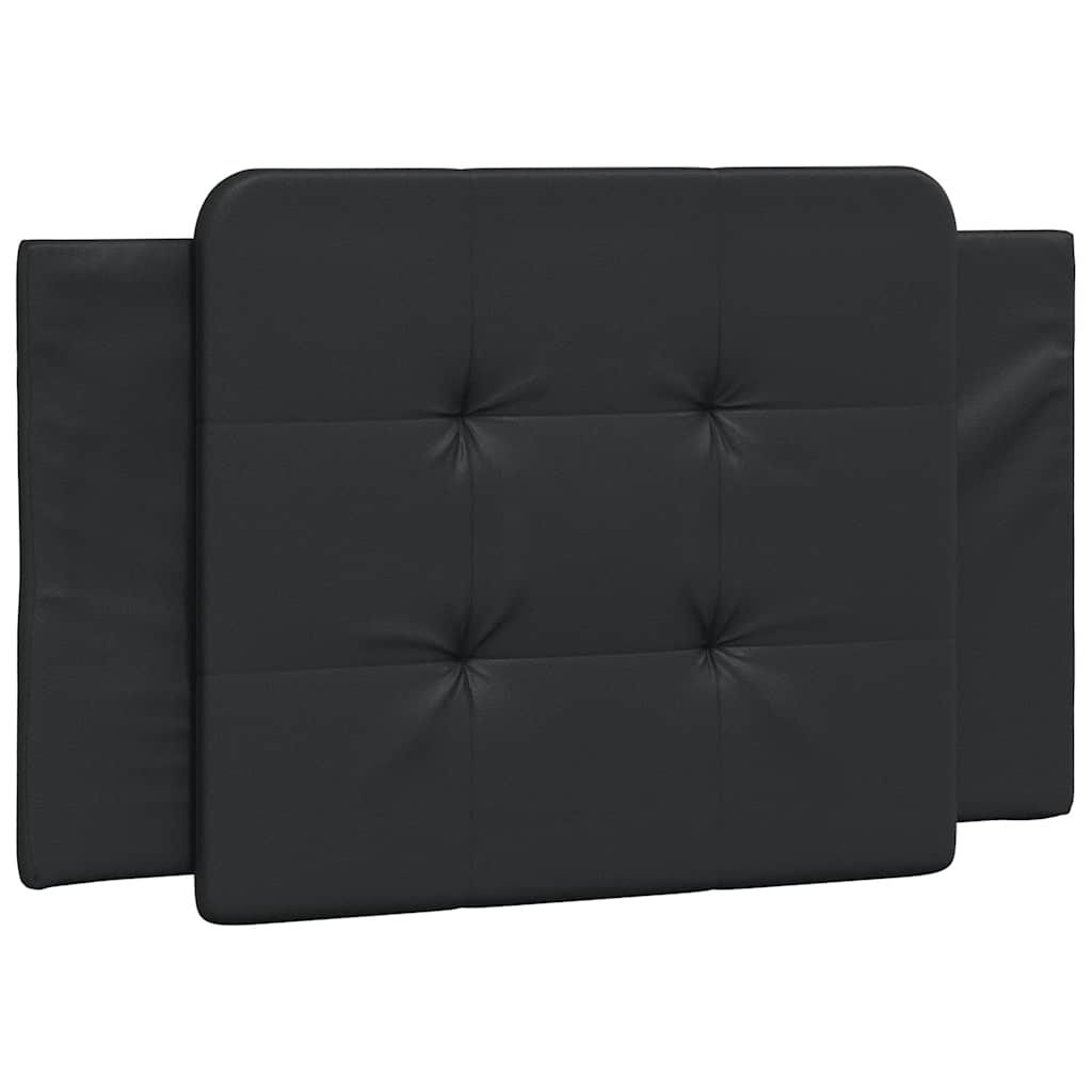vidaXL Bettgestell ohne Matratze "Zadar" Schwarz 100x203 cm Kunstleder