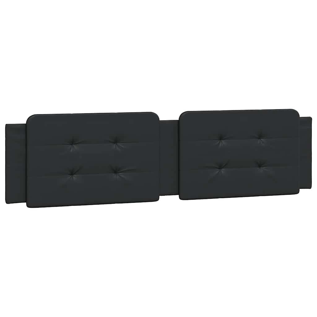 vidaXL Cadre de lit sans matelas "Zadar" Noir 193x203 cm Similicuir