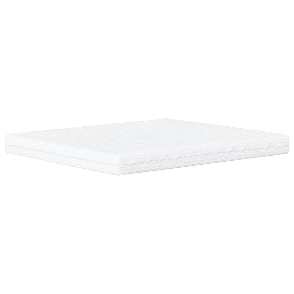 vidaXL Bett mit Matratze "Zadar" Cappuccino-Braun 180x200 cm Kunstleder