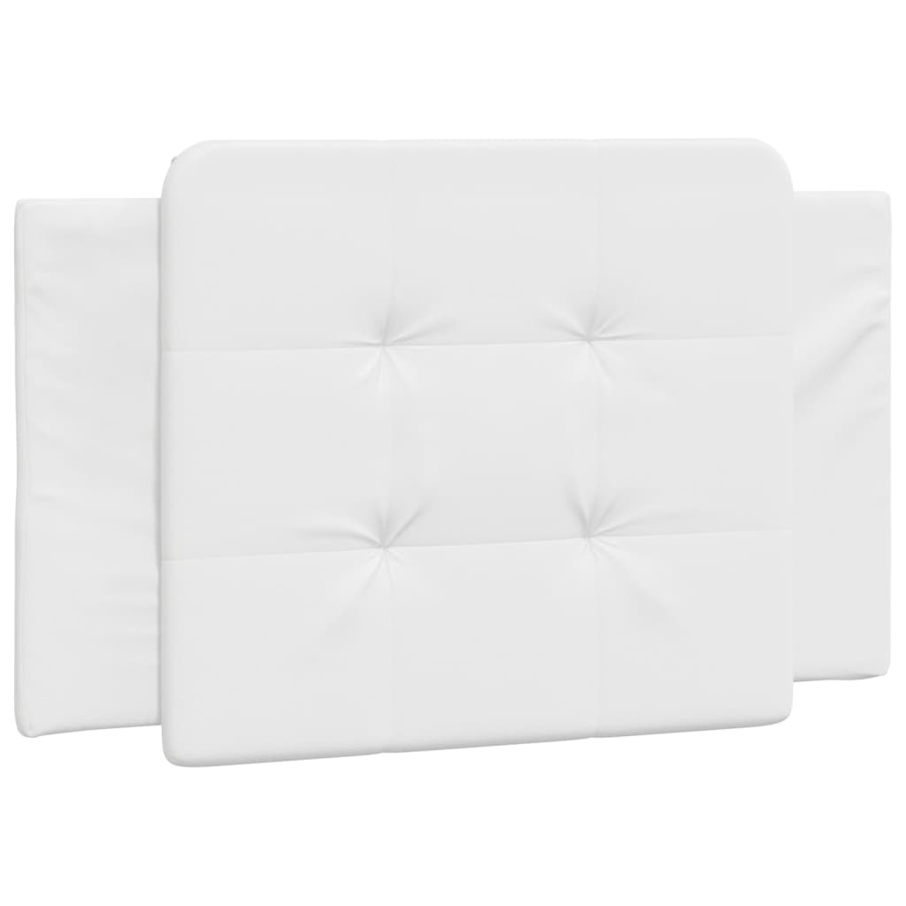 vidaXL Bettgestell mit LED ohne Matratze "Zadar" Weiß 100x203 cm