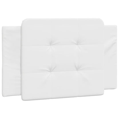 vidaXL Bettgestell mit LED ohne Matratze "Zadar" Weiß 100x203 cm