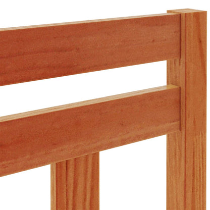 vidaXL Kopfteil Wachsbraun 100 cm Massivholz Kiefer