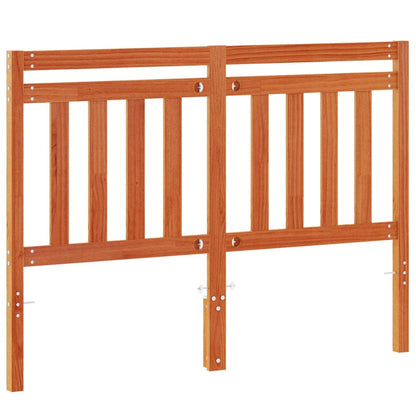 vidaXL Kopfteil Wachsbraun 135 cm Massivholz Kiefer