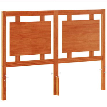 vidaXL Kopfteil Wachsbraun 135 cm Massivholz Kiefer