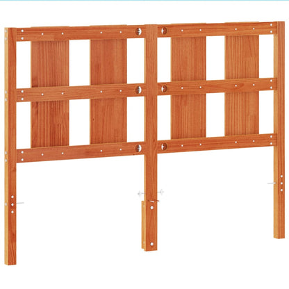 vidaXL Kopfteil Wachsbraun 135 cm Massivholz Kiefer