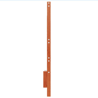 vidaXL Tête de lit Marron miel 150 cm Bois de pin massif