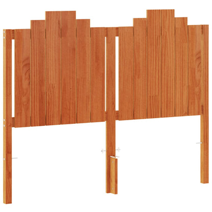 vidaXL Kopfteil Wachsbraun 135 cm Massivholz Kiefer