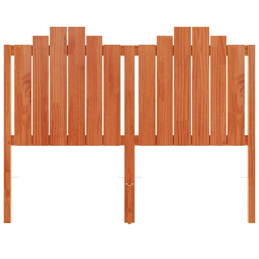 vidaXL Kopfteil Wachsbraun 135 cm Massivholz Kiefer