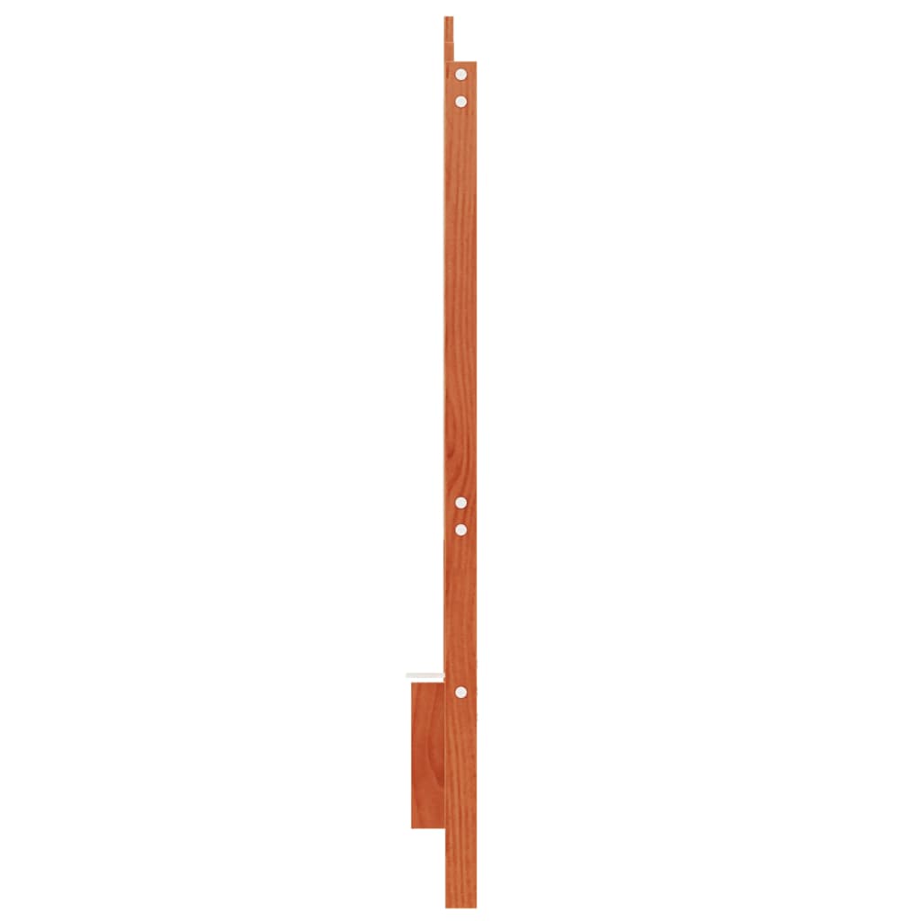 vidaXL Kopfteil Wachsbraun 135 cm Massivholz Kiefer