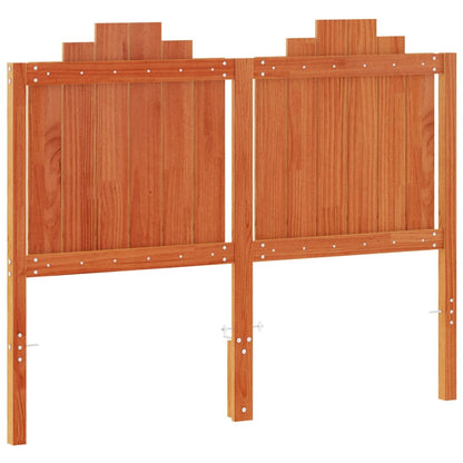 vidaXL Kopfteil Wachsbraun 135 cm Massivholz Kiefer