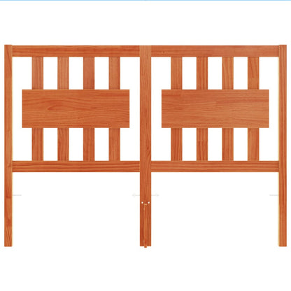 vidaXL Kopfteil Wachsbraun 135 cm Massivholz Kiefer